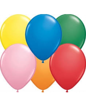 Balões látex coloridos